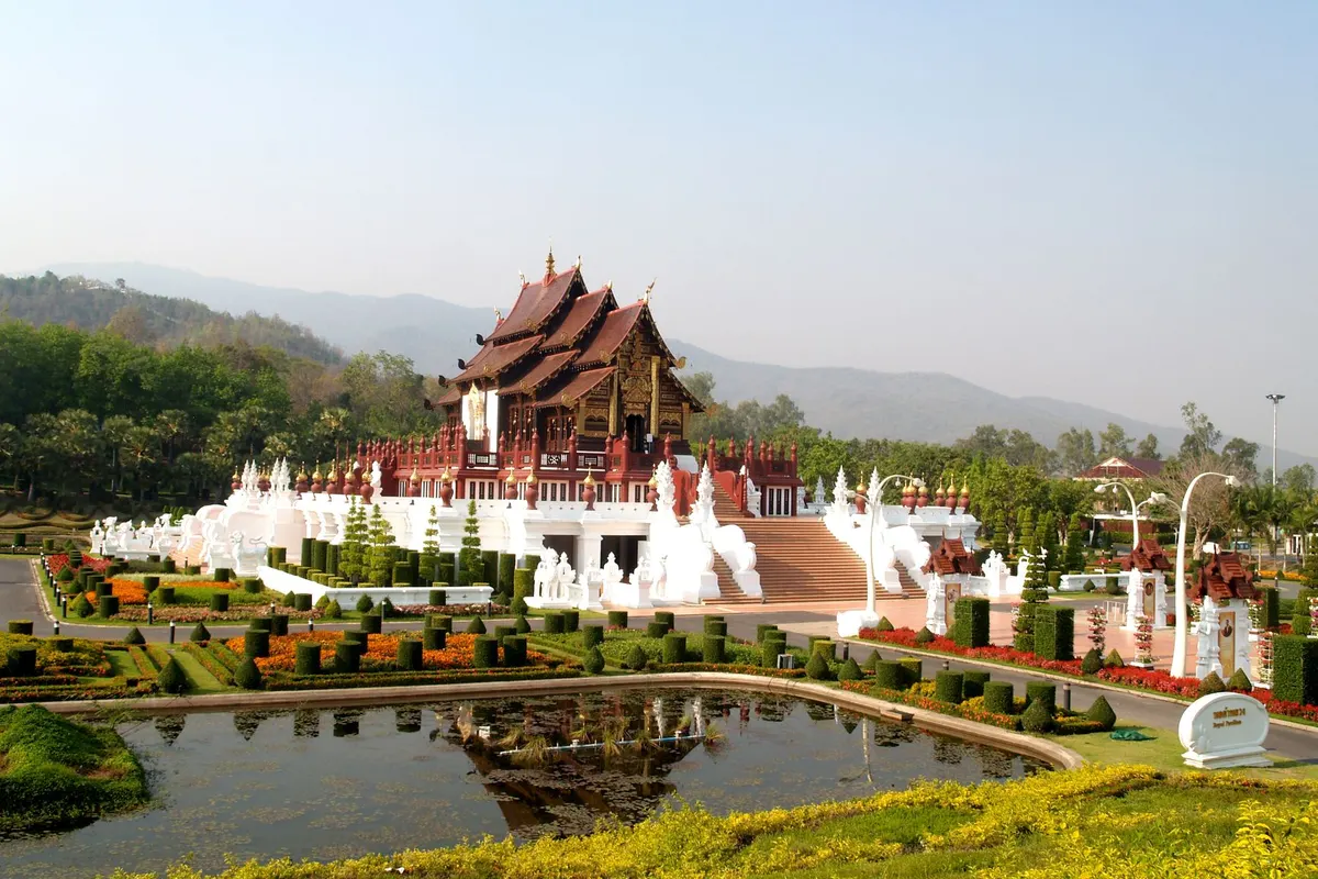 ศาลาวัดที่ใช้จัดงานพิธี (ภาพประกอบ)
